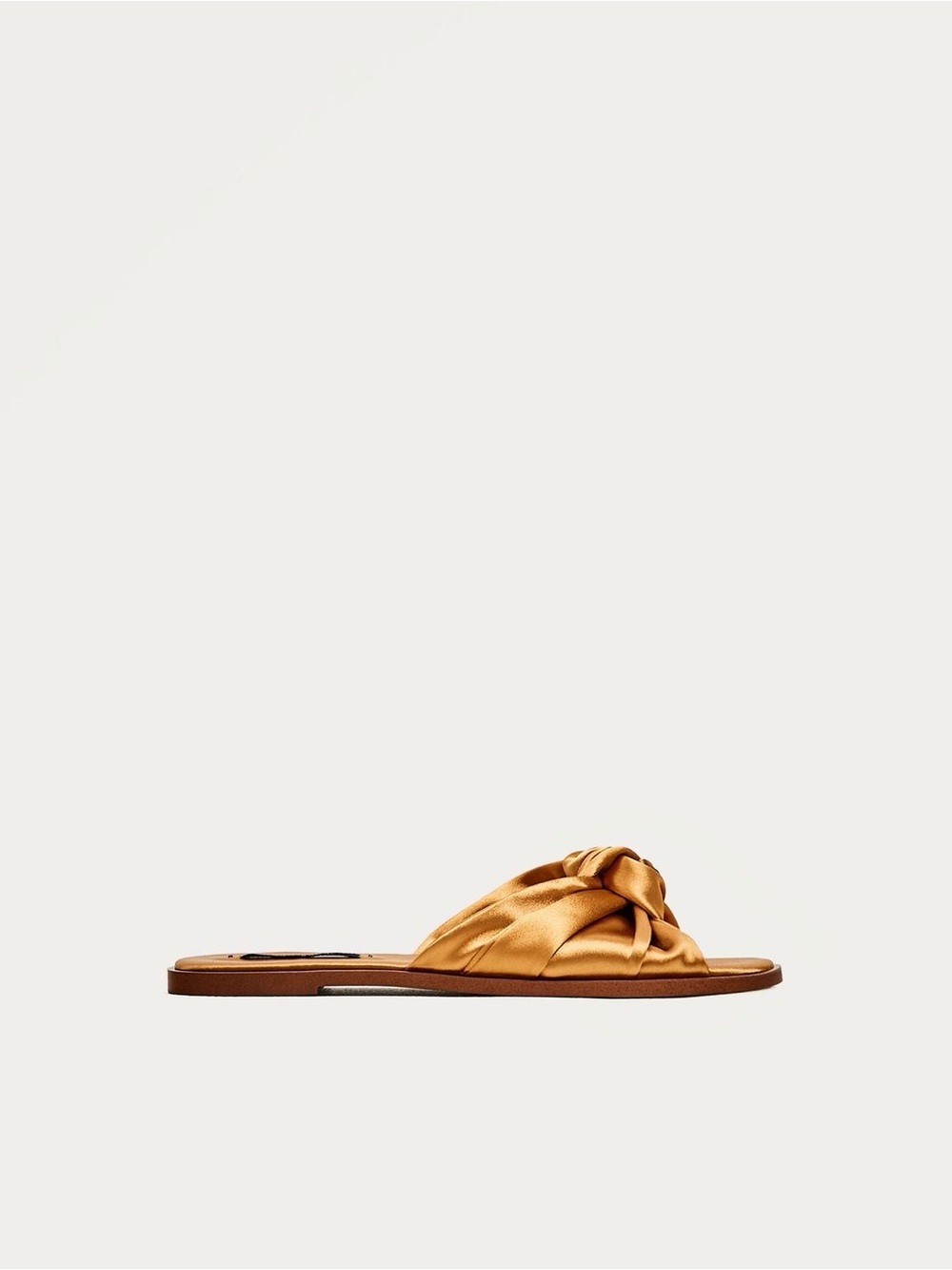 Zara Satin Bow Slides